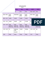 Jadwal Pembelajaran Pasca Eid