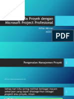 Mengelola Proyek Dengan Microsoft Project Profesional