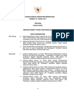 Peraturan Daerah Kabupaten Manokwari No. 4 Tahun 2011 Tentang Pajak Hotel