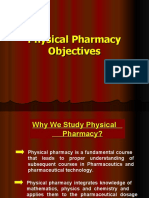 Physical Pharmacy Objectives