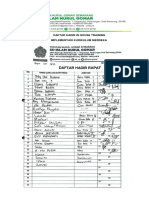 Bukti Daftar Hadir, Foto, Bahan Paparan Kegiatan Diseminasi Hasil Evaluasi Dan Refleksi