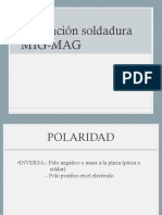 Soldadura MIG-MAG: Polaridad, Intensidad, Transferencia y Procesos