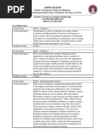 Course Description - Computer Engineering