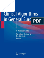 Clinical Algorithms in General Surgery a Practical Guide