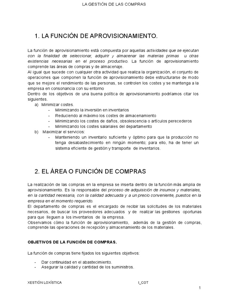 Estrategias en la Gestión de Compras | PDF | Finanzas y dinero