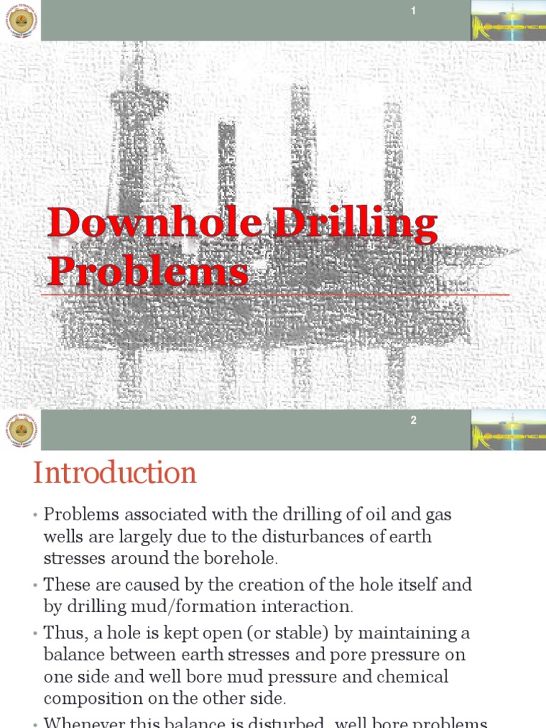 Downhole Drilling Problems | PDF