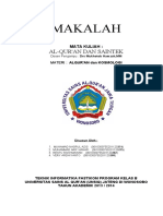 Makalah KOSMOLOGI ALquran