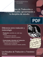 Los Estudios de Traduccion Como Disciplina de Estudio (Tutte PP.)