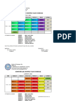 Computer Lab Class Schedule