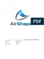 Automated calculation report for reference truck aerodynamics