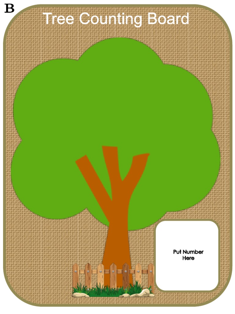 Numeracy - Tree Counting Board | PDF