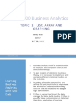 Topic 1 List Array Graph