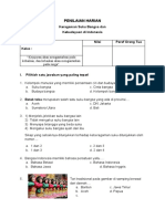 PENILAIAN HARIAN Keragaman Suku Bangsa