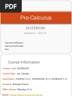 Pre Calculus Chapter 12 - Trigonometry