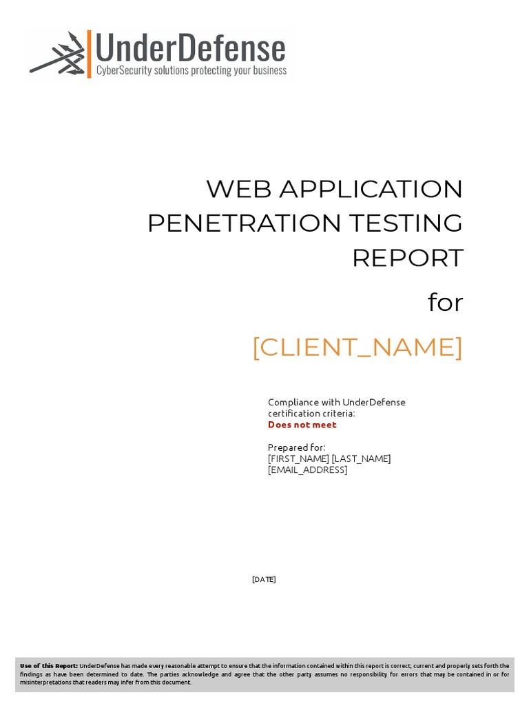 Anonymized Web Application Penetration Testing Report | PDF | World ...