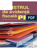 Registrul de Evidenta Fiscala Pentru Pfa