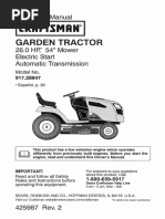 Craftsman 917 289470 User Manual