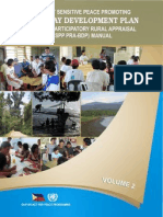 Conflict Sensitive Peace Promoting Participatory Rural Appraisal Barangay Development Plan Manual Volume 2