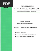  PREPARATION D-ACTIVITES