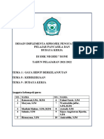 Desain Modul Pelajar Pancasila Tema 9 Budaya Kerja