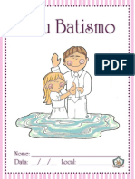 Livro Batismal Menina