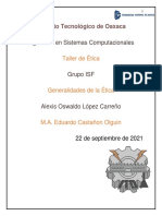 Generalidades de La Etica Alexis Oswaldo Lopez Carreño