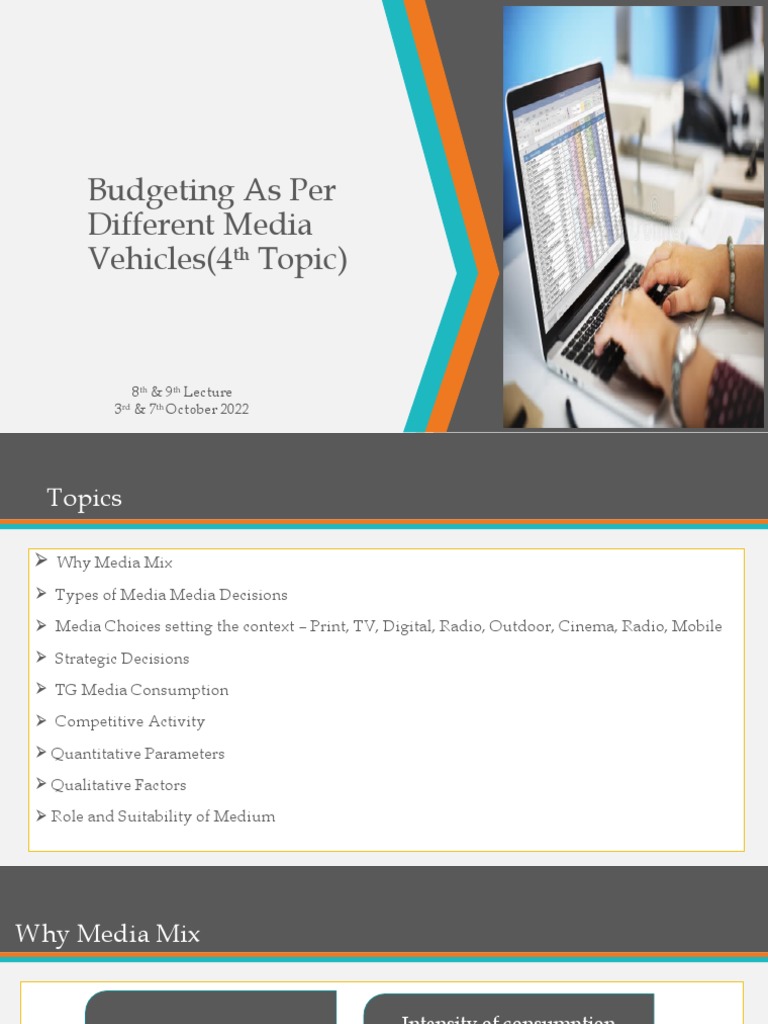 Media Budgeting and Vehicle Strategies | PDF | Advertising | Television