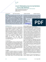 Virulence Factors of Klebsiella Pneumoniae Isolates From Iraqi Patients