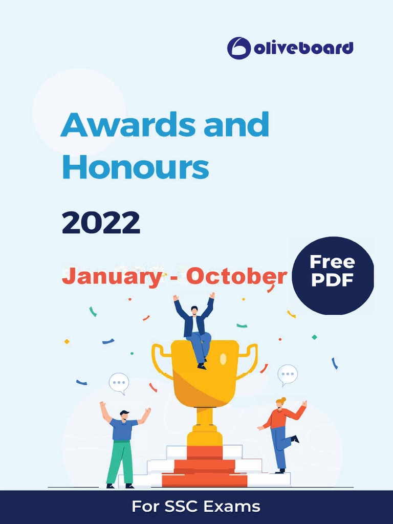 Awards and Honours 2022 Jan Oct PDF
