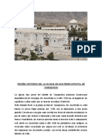 Reseña Historica Del La Iglesia de San Pedro Apostol de Yanaquihua