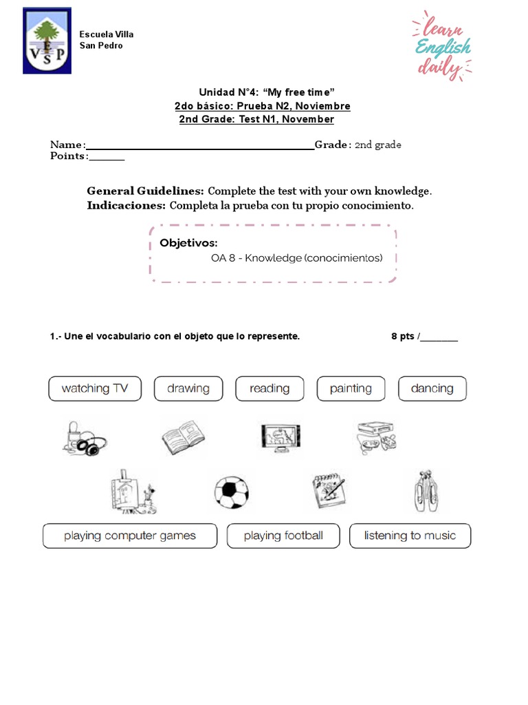 Test N2 2do | PDF | Arte