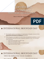 International Mountain Day Minitheme Infographics by Slidesgo