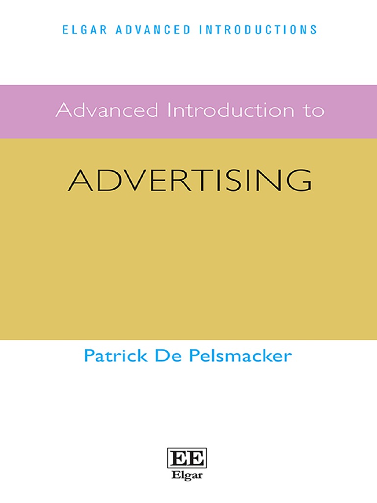 Advanced Introduction To Advertising | PDF | Marketing | Advertising
