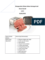 Tugas Prakarya Given Menganalisis Bahan Makanan