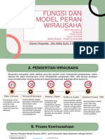 Fungsi Dan Model Peran Wirausaha Kelompok 3