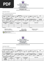 MONITORING TOOL - Q1 JHS Proficiency Per Subject 22 23