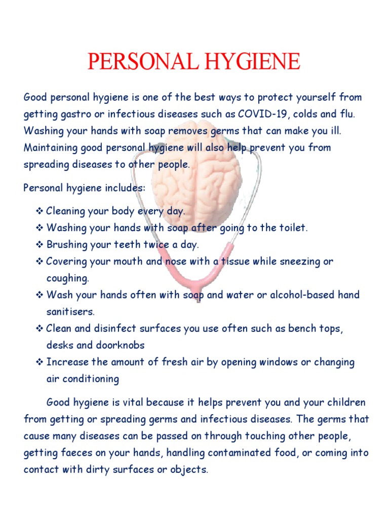Personal Hygiene Guidelines Pdf – VMFWYG