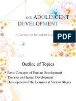 Child and Adolescent Development