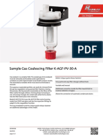 Sample Gas Coalescing Filter K-AGF-PV-30-A