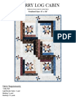 Starry Log Cabin Pattern New 2022 Free