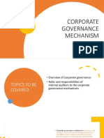 CORPORATE GOVERNANCE MECHANISMS