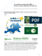U Evropskom parlamentu održana diskusija „Evropa bez GMO": Evropskа komisijа predlaže deregulaciju GMO,