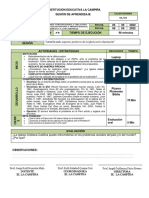 6.1. SESIONES DE APRENDIZAJE - 4to A-B