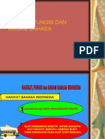 Hakikat Fungsi Dan Ragam Bahasa Indonesia