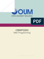 CBWP2203 Web Programming - Vapr17 (Bookmark)