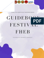 Guidebook Festival Fheb: Fakultas Hukum Dan Ekonomi Bisnis