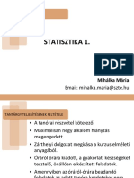 Statisztika 1