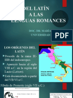 Del Latín A Las Lenguas Romances