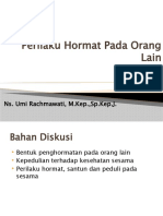 Perilaku Hormat Pada Orang Lain Edit