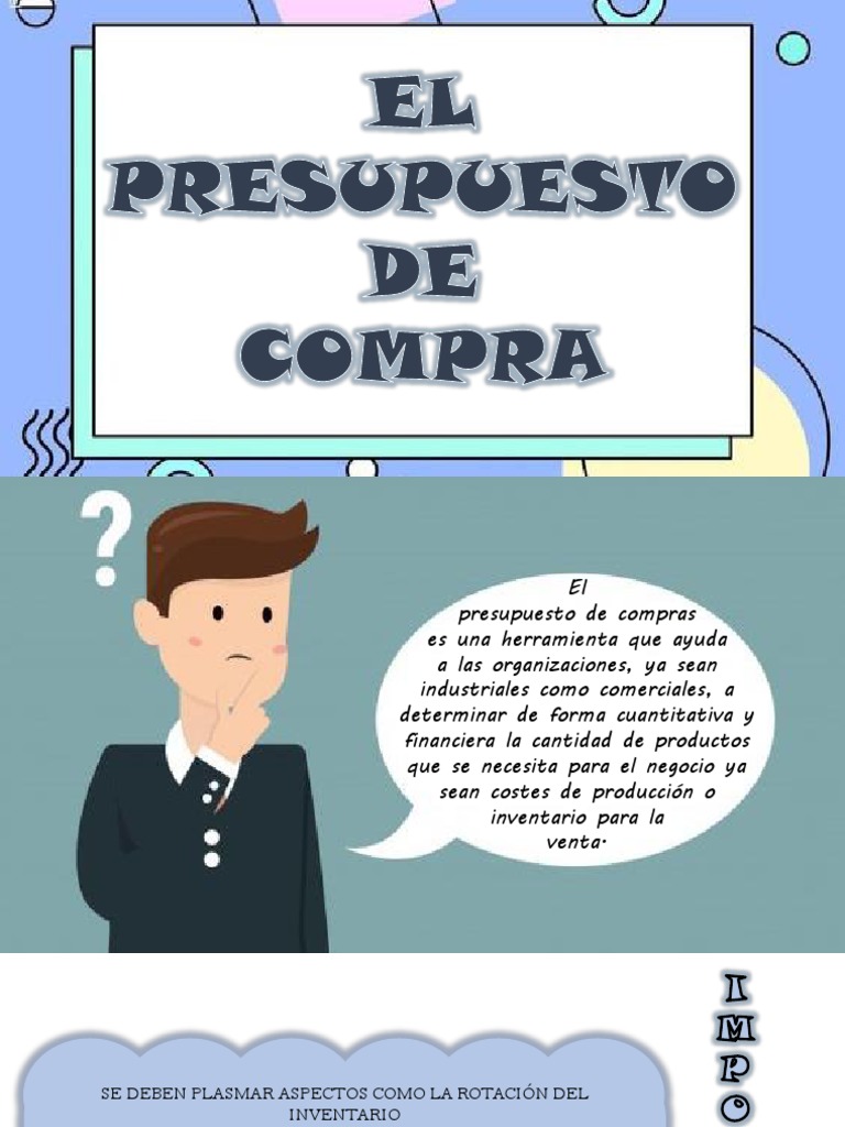 Presupuesto de Compras | PDF | Negocios | Finanzas y dinero